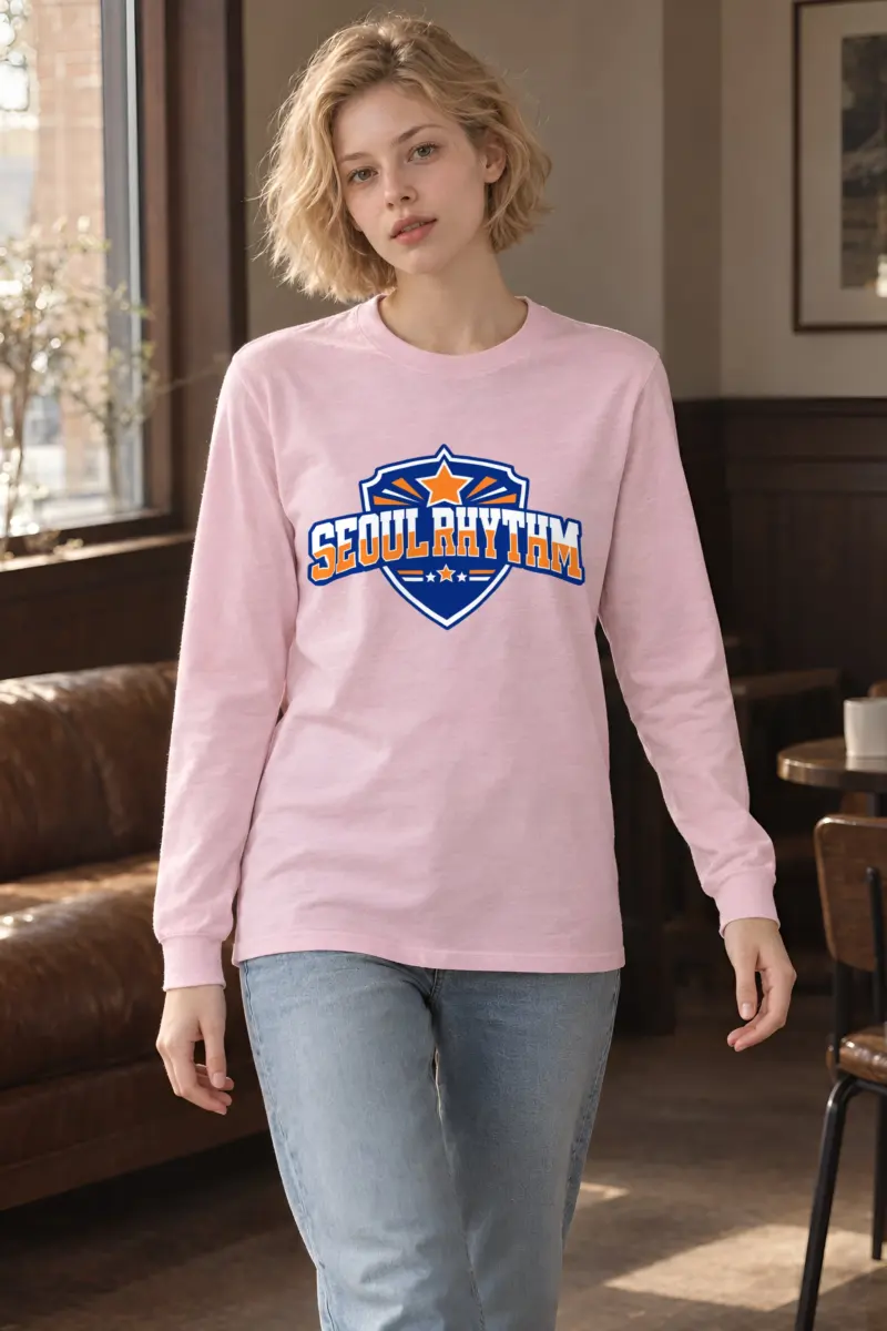 "Seoul Rhythm Emblem" Unisex Longsleeve T-shirt