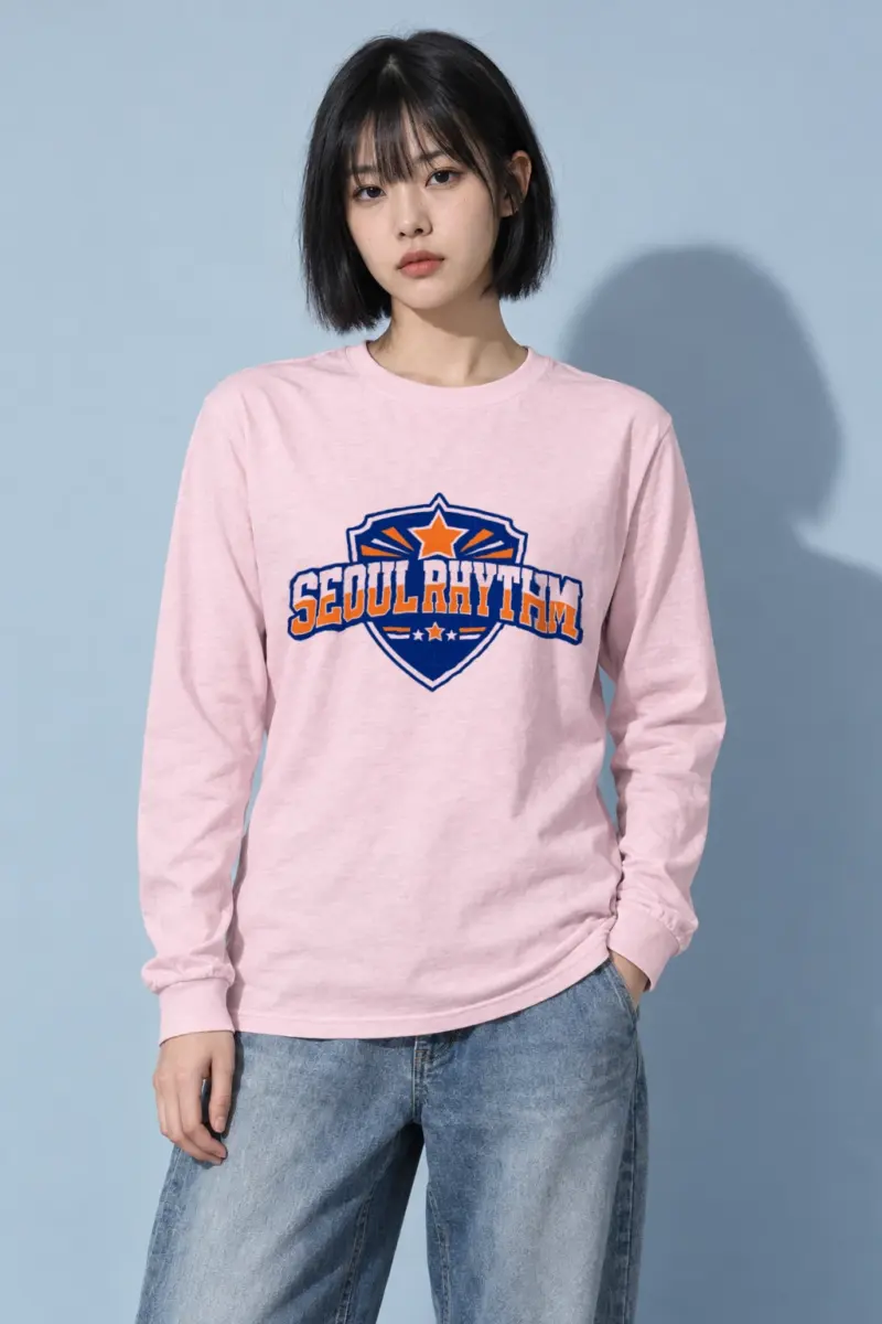 "Seoul Rhythm Emblem" Unisex Longsleeve T-shirt