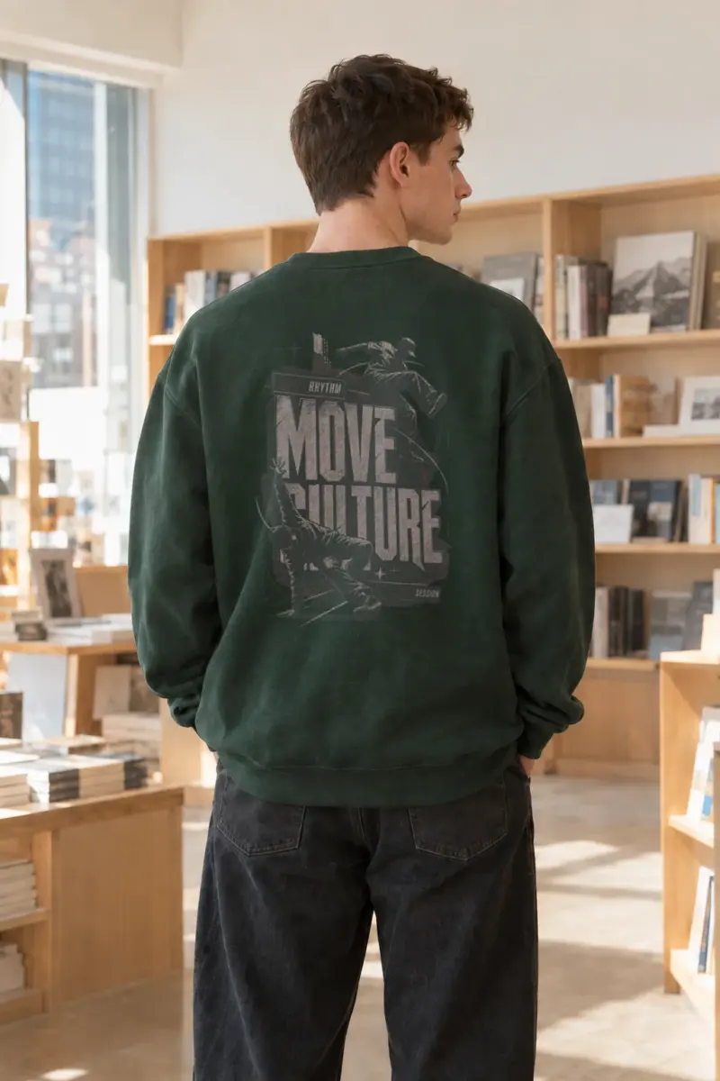 "Seoul Rhythm" Heavy Blend Unisex Crewneck Sweatshirt | Gildan 18000