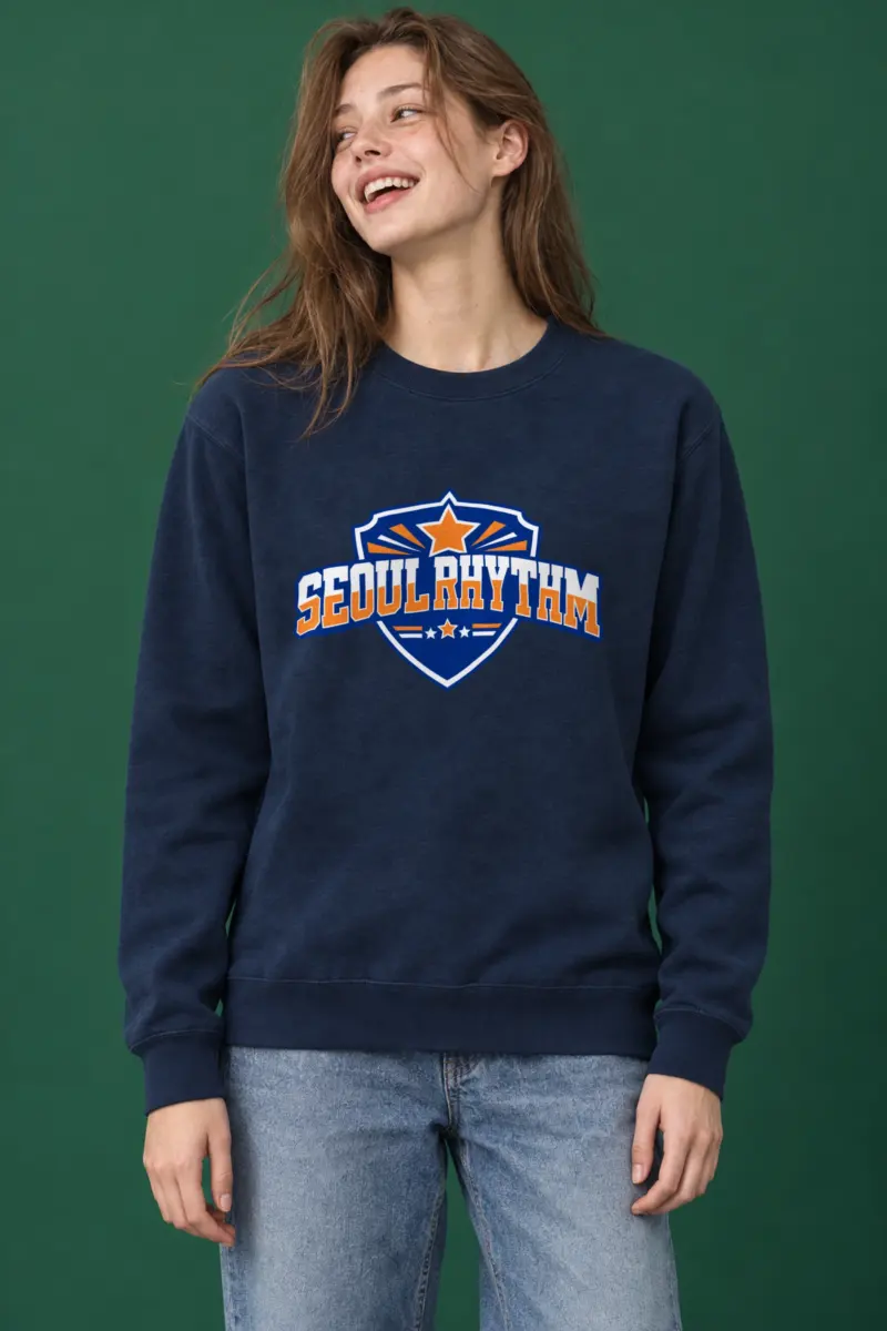 "Seoul Rhythm" Heavy Blend Unisex Crewneck Sweatshirt