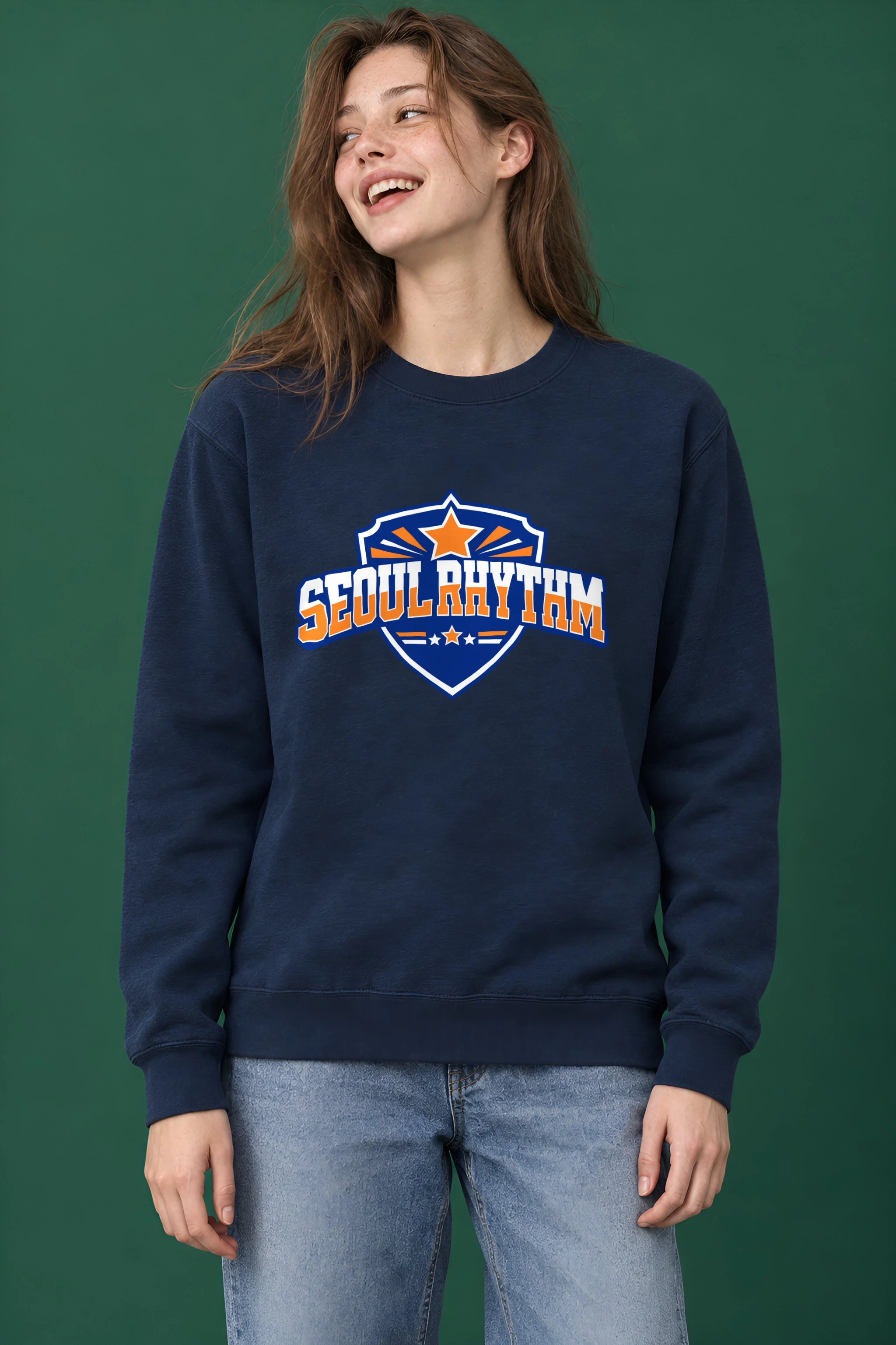 "Seoul Rhythm" Heavy Blend Unisex Crewneck Sweatshirt