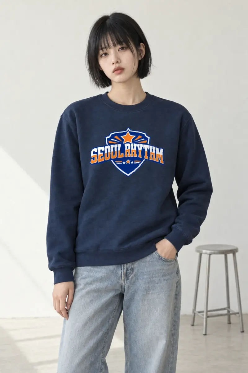 "Seoul Rhythm" Heavy Blend Unisex Crewneck Sweatshirt