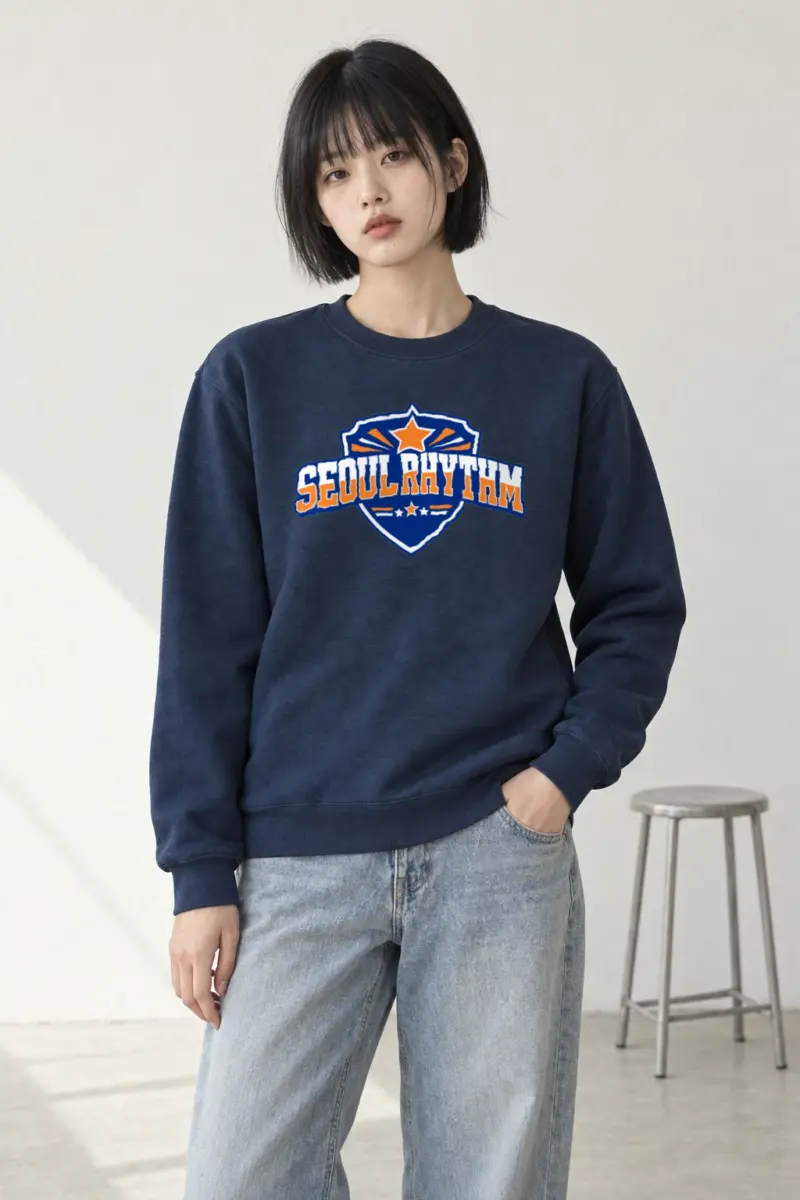"Seoul Rhythm" Heavy Blend Unisex Crewneck Sweatshirt