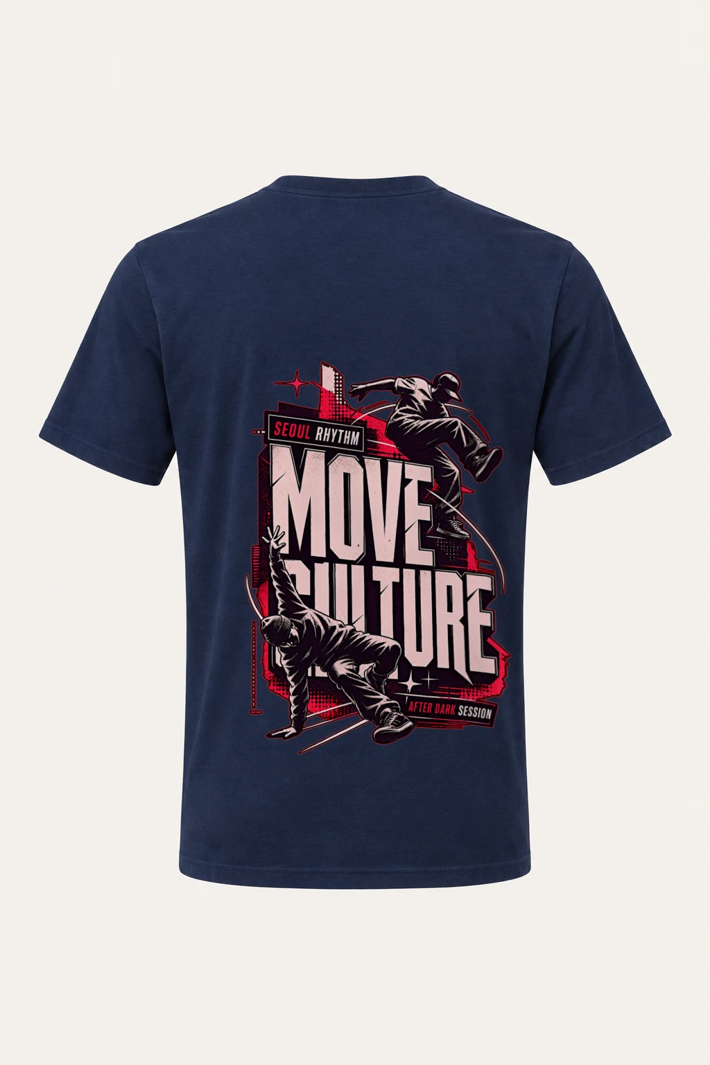 "Seoul Rhythm" Heavyweight Unisex Crewneck T-shirt | Gildan 5000