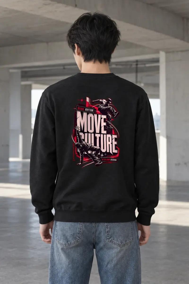 "Seoul Rhythm Session" Heavy Blend Unisex Crewneck Sweatshirt
