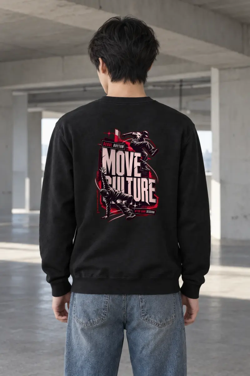 "Seoul Rhythm Session" Heavy Blend Unisex Crewneck Sweatshirt