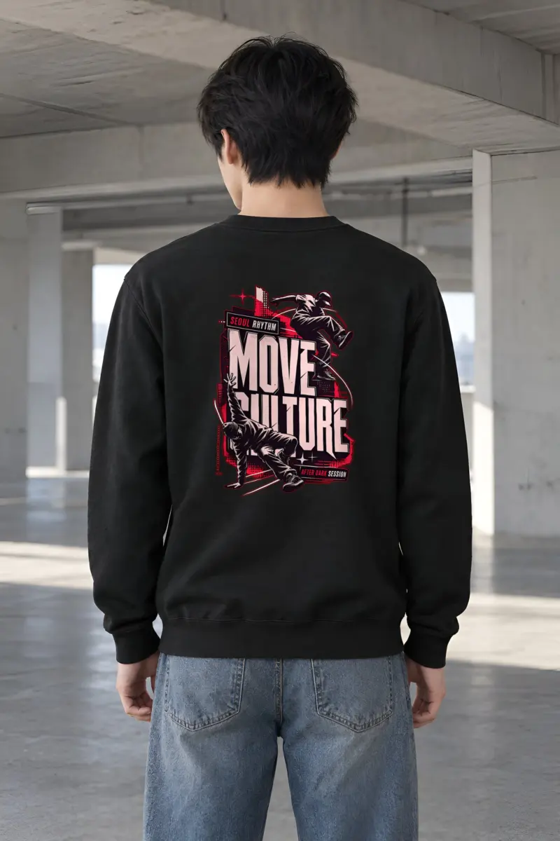 "Seoul Rhythm Session" Heavy Blend Unisex Crewneck Sweatshirt