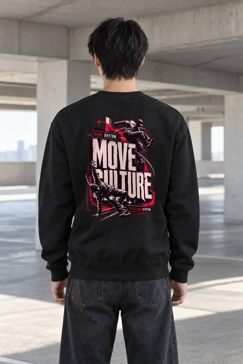"Seoul Rhythm Session" Heavy Blend Unisex Crewneck Sweatshirt