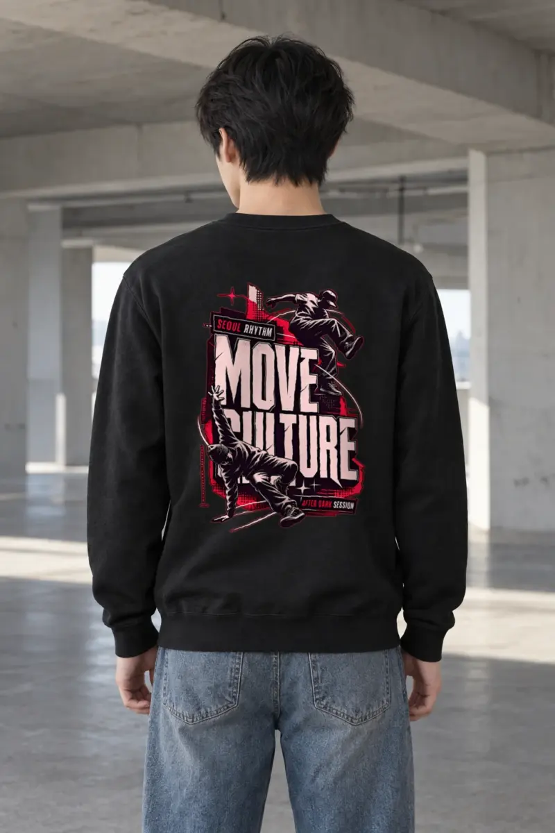 "Seoul Rhythm Session" Heavy Blend Unisex Crewneck Sweatshirt