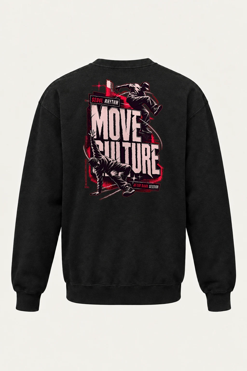 "Seoul Rhythm Session" Heavy Blend Unisex Crewneck Sweatshirt | Gildan 18000