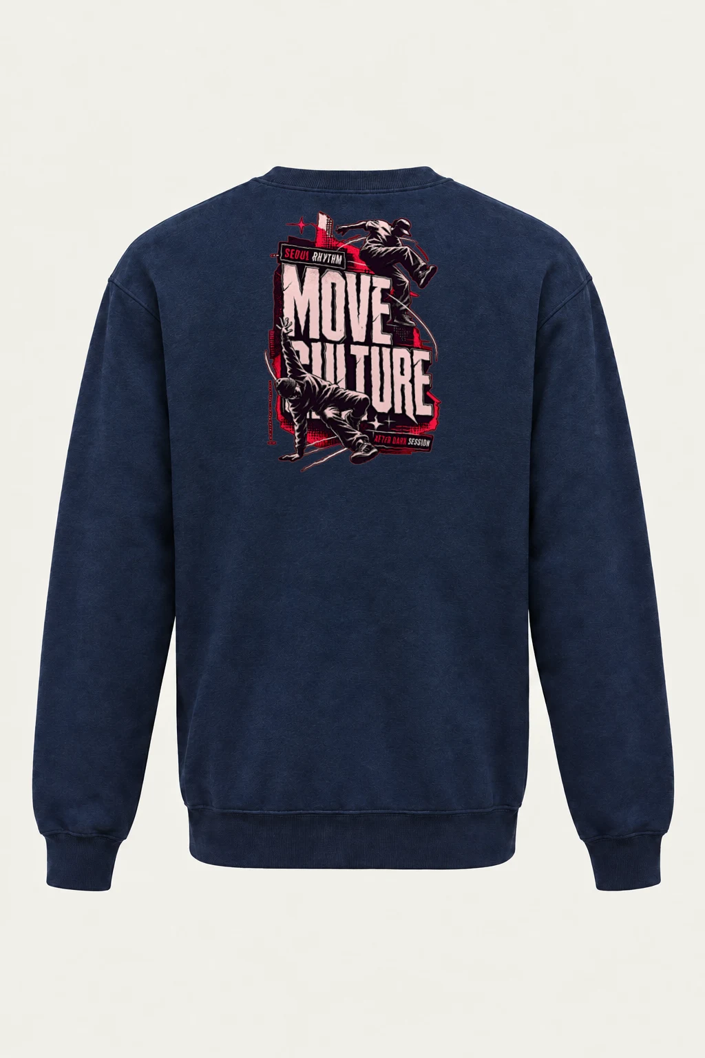 "Seoul Rhythm Session" Heavy Blend Unisex Crewneck Sweatshirt | Gildan 18000