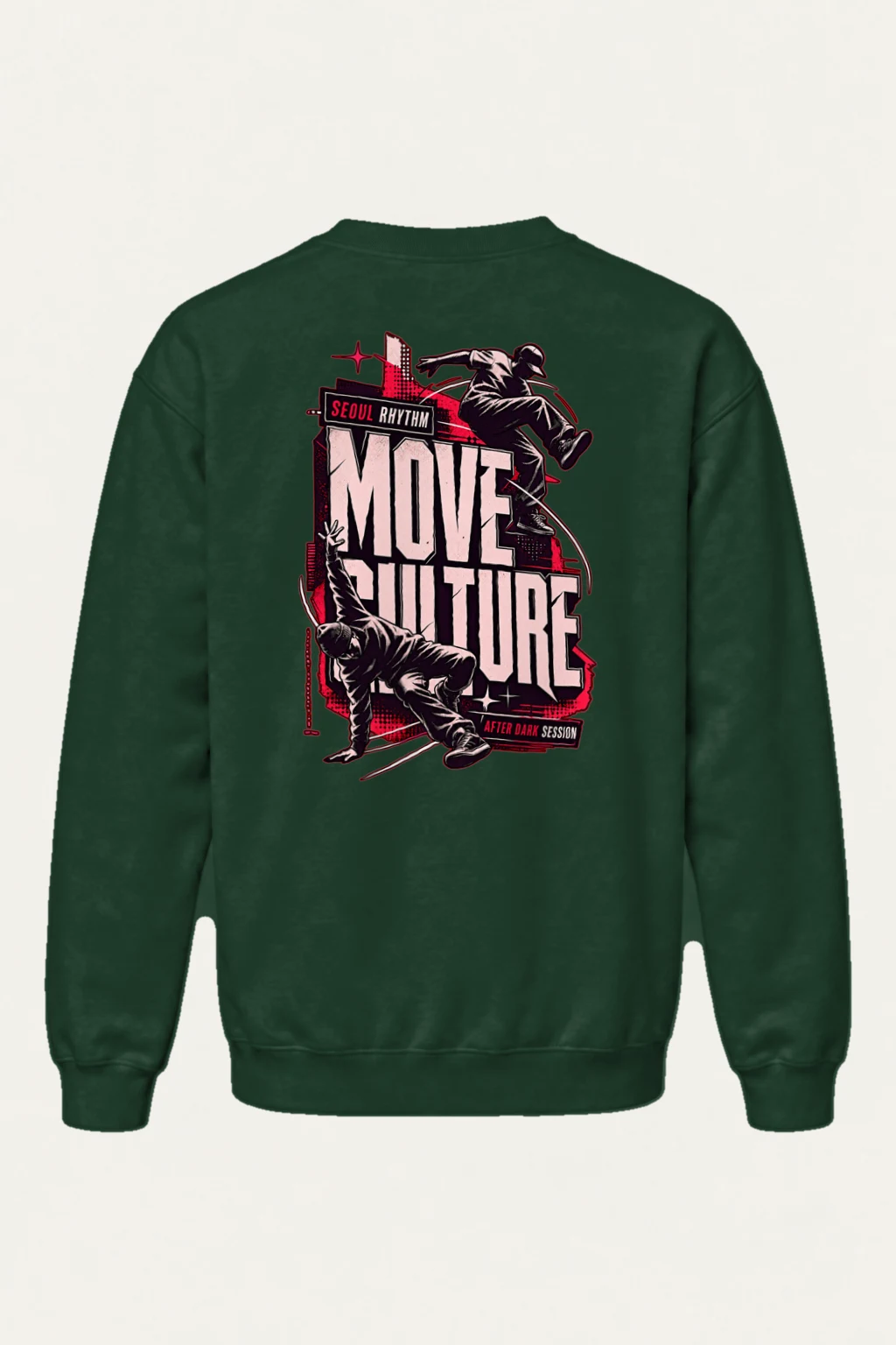 "Seoul Rhythm Session" Heavy Blend Unisex Crewneck Sweatshirt | Gildan 18000