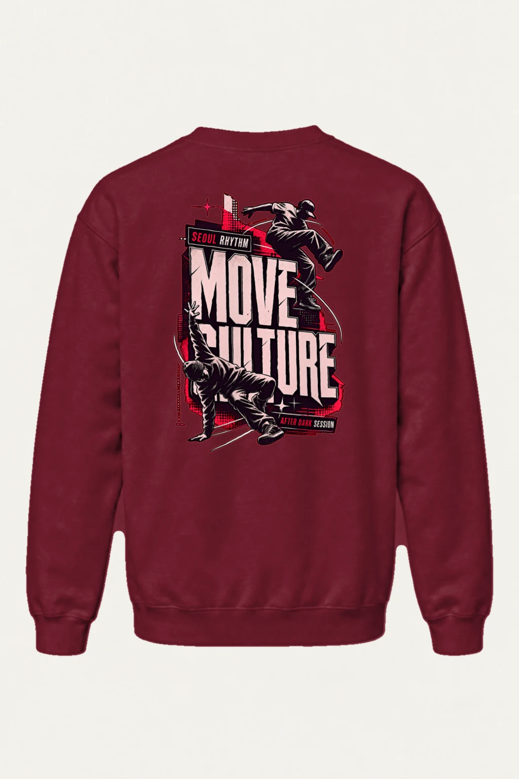 "Seoul Rhythm Session" Heavy Blend Unisex Crewneck Sweatshirt | Gildan 18000