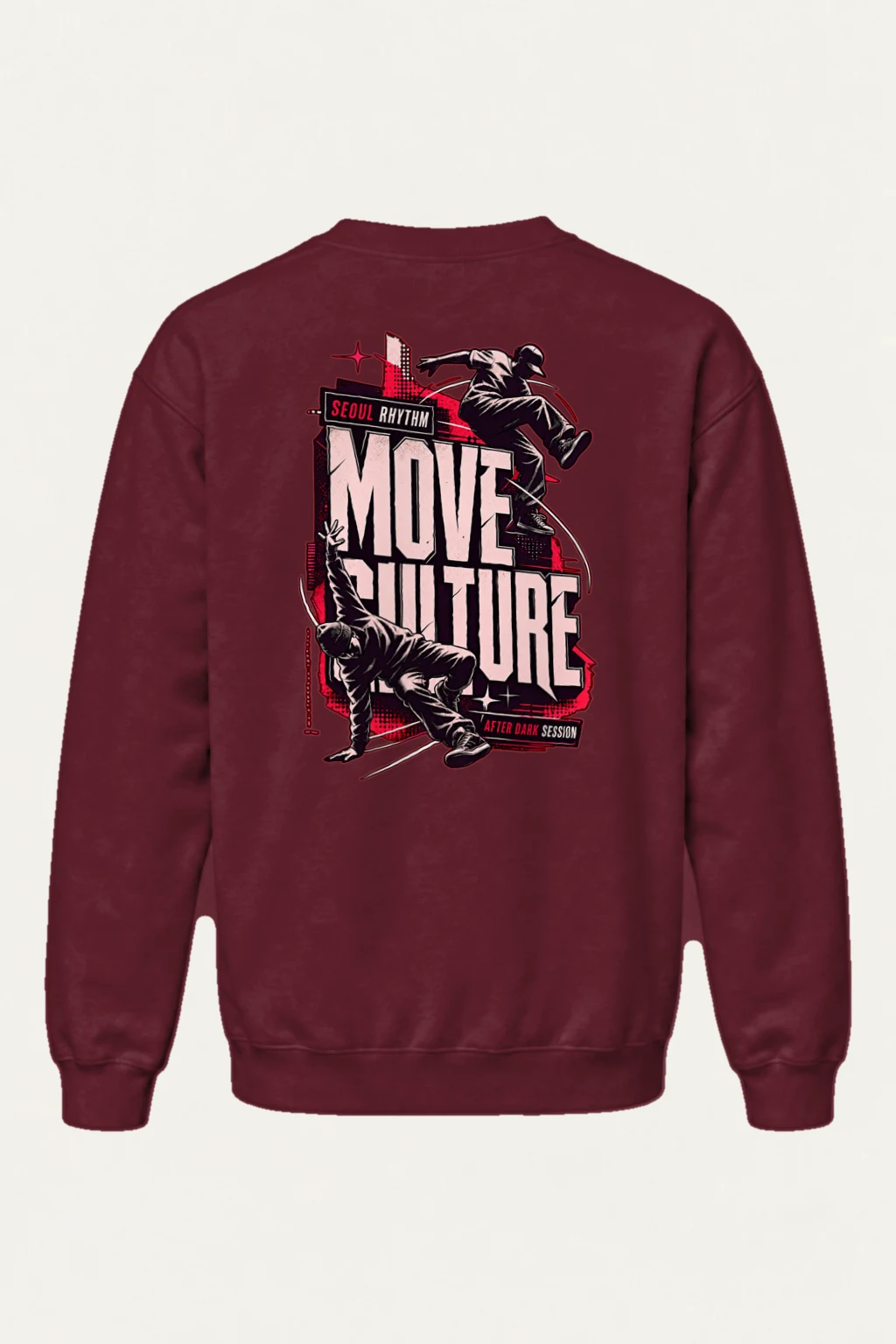"Seoul Rhythm Session" Heavy Blend Unisex Crewneck Sweatshirt | Gildan 18000