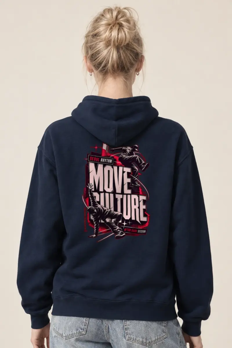 "Seoul Rhythm Session" Heavy Blend Unisex Pullover Hoodie