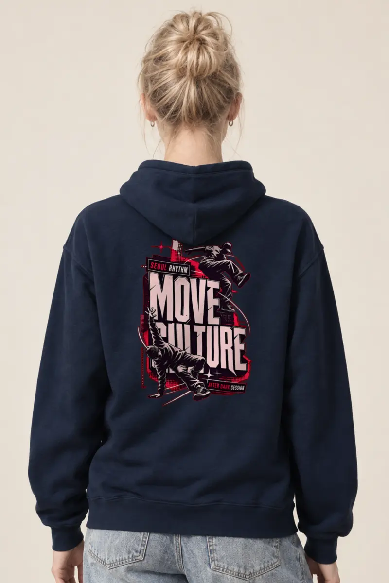 "Seoul Rhythm Session" Heavy Blend Unisex Pullover Hoodie
