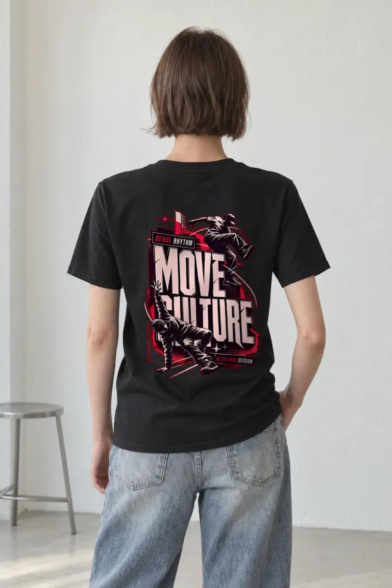 "Seoul Rhythm Session" Heavyweight Unisex Crewneck T-shirt