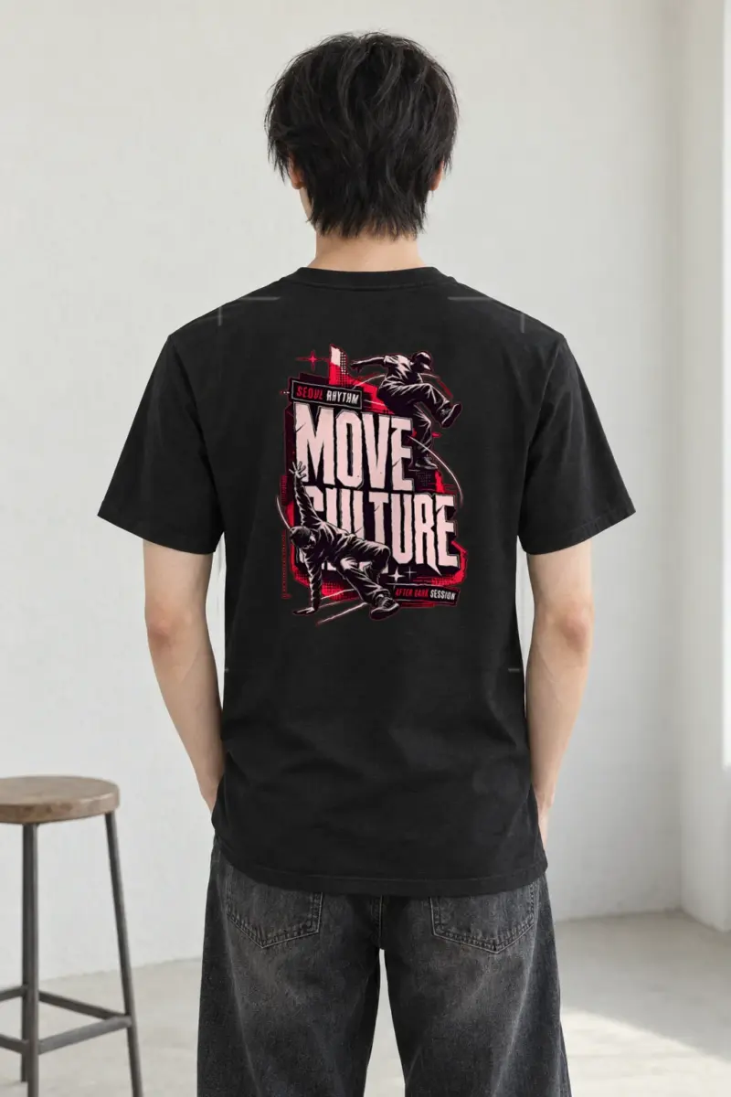 "Seoul Rhythm Session" Heavyweight Unisex Crewneck T-shirt
