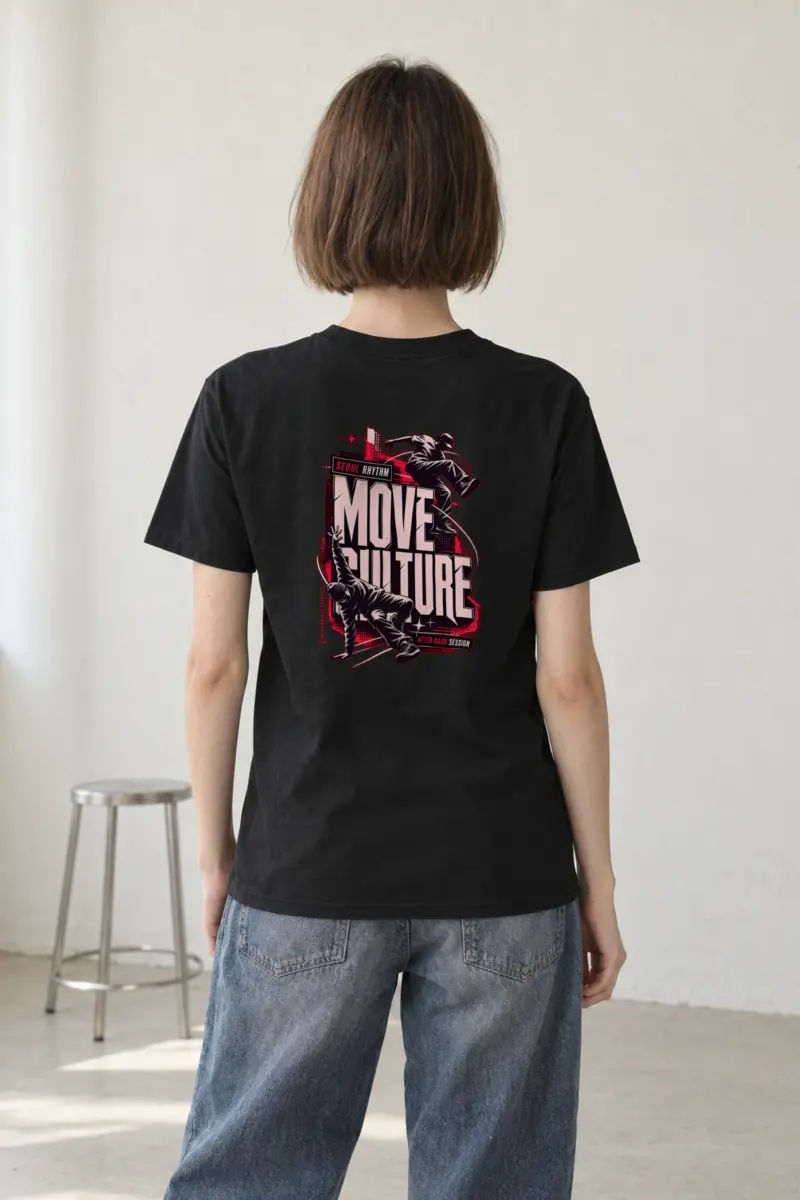 "Seoul Rhythm Session" Heavyweight Unisex Crewneck T-shirt