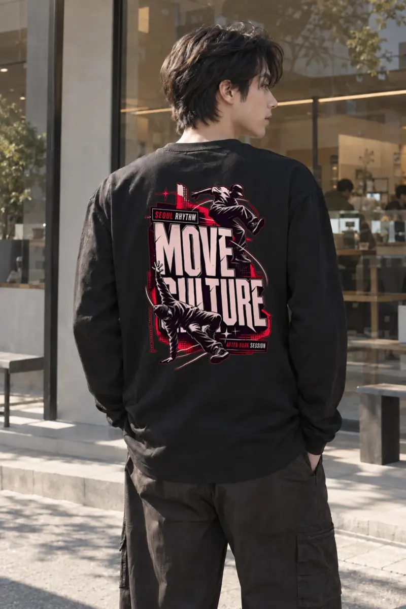 "Seoul Rhythm" Unisex Longsleeve T-shirt | Gildan 2400