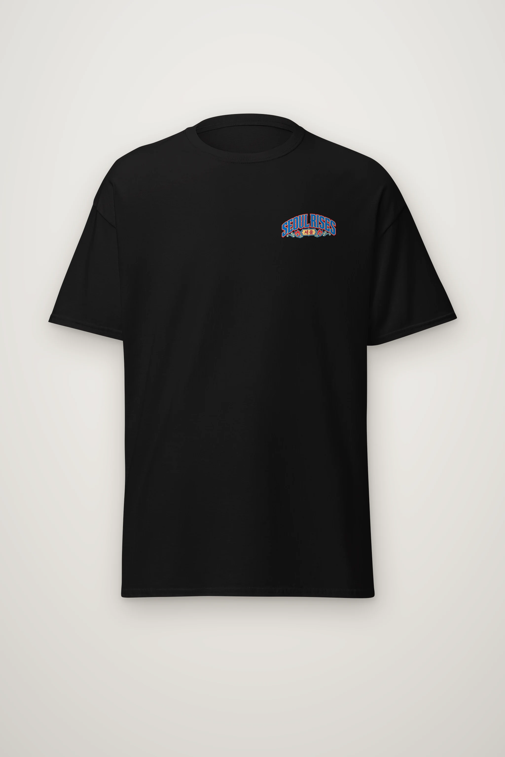 "Seoul Rises" Heavyweight Unisex Crewneck T-shirt
