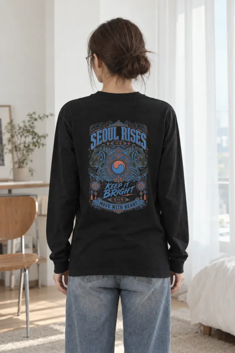 "Seoul Rises" Unisex Longsleeve T-shirt