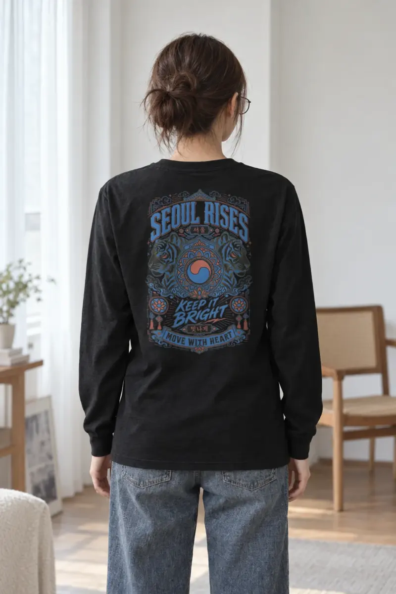 "Seoul Rises" Unisex Longsleeve T-shirt