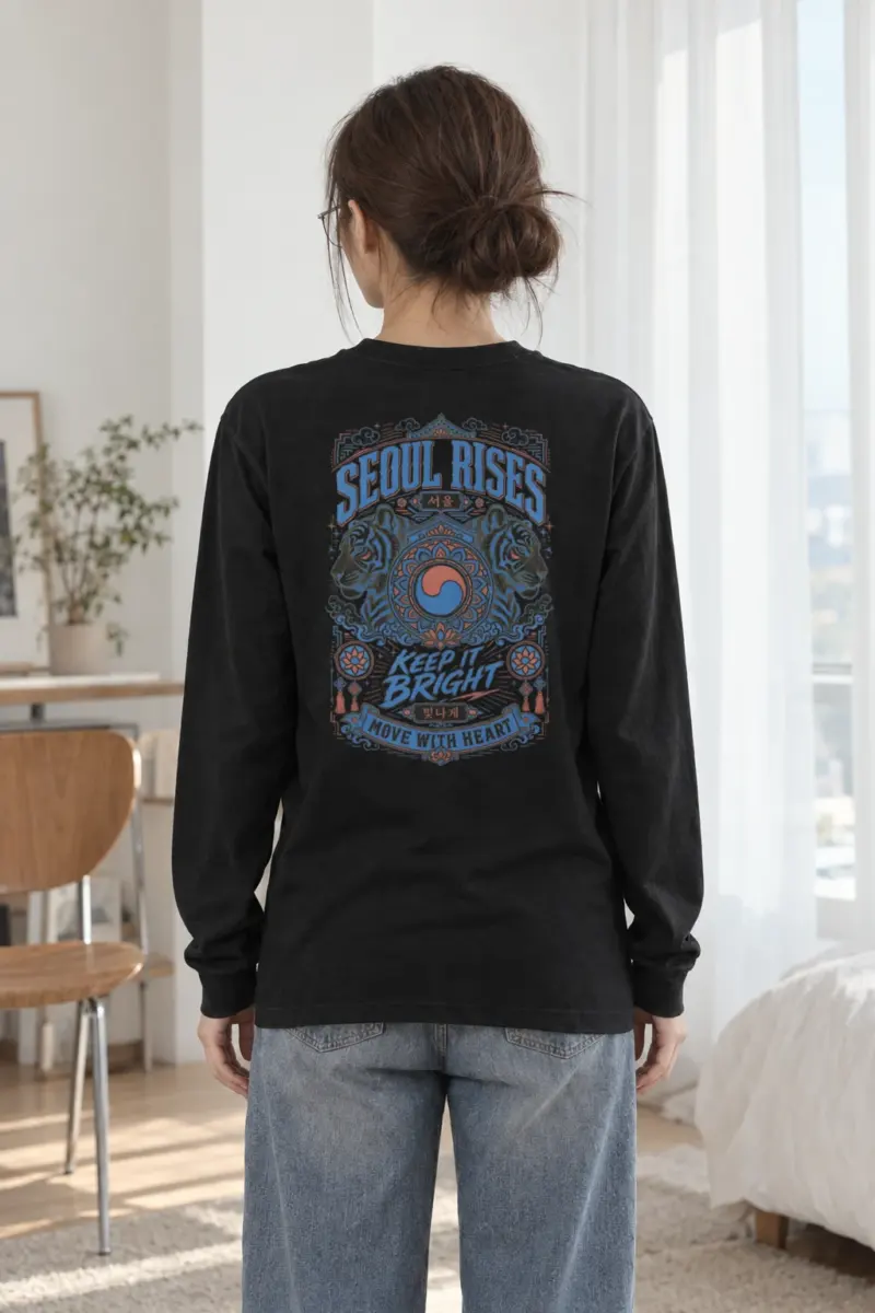 "Seoul Rises" Unisex Longsleeve T-shirt