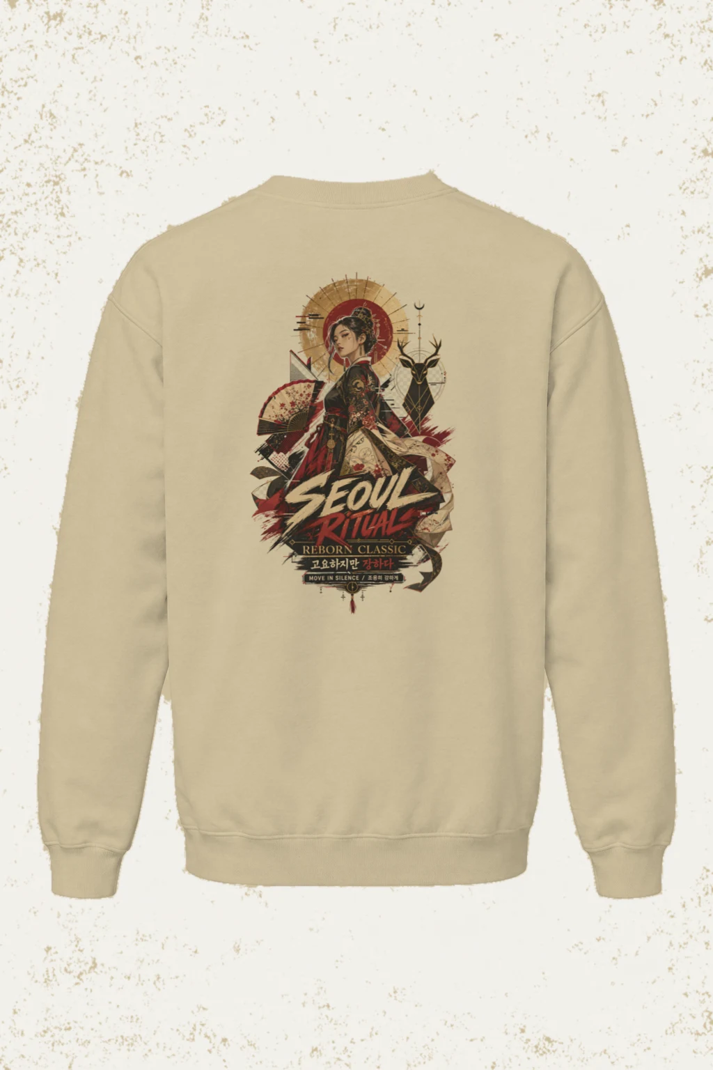 "Seoul Ritual" Heavy Blend Unisex Crewneck Sweatshirt | Gildan 18000