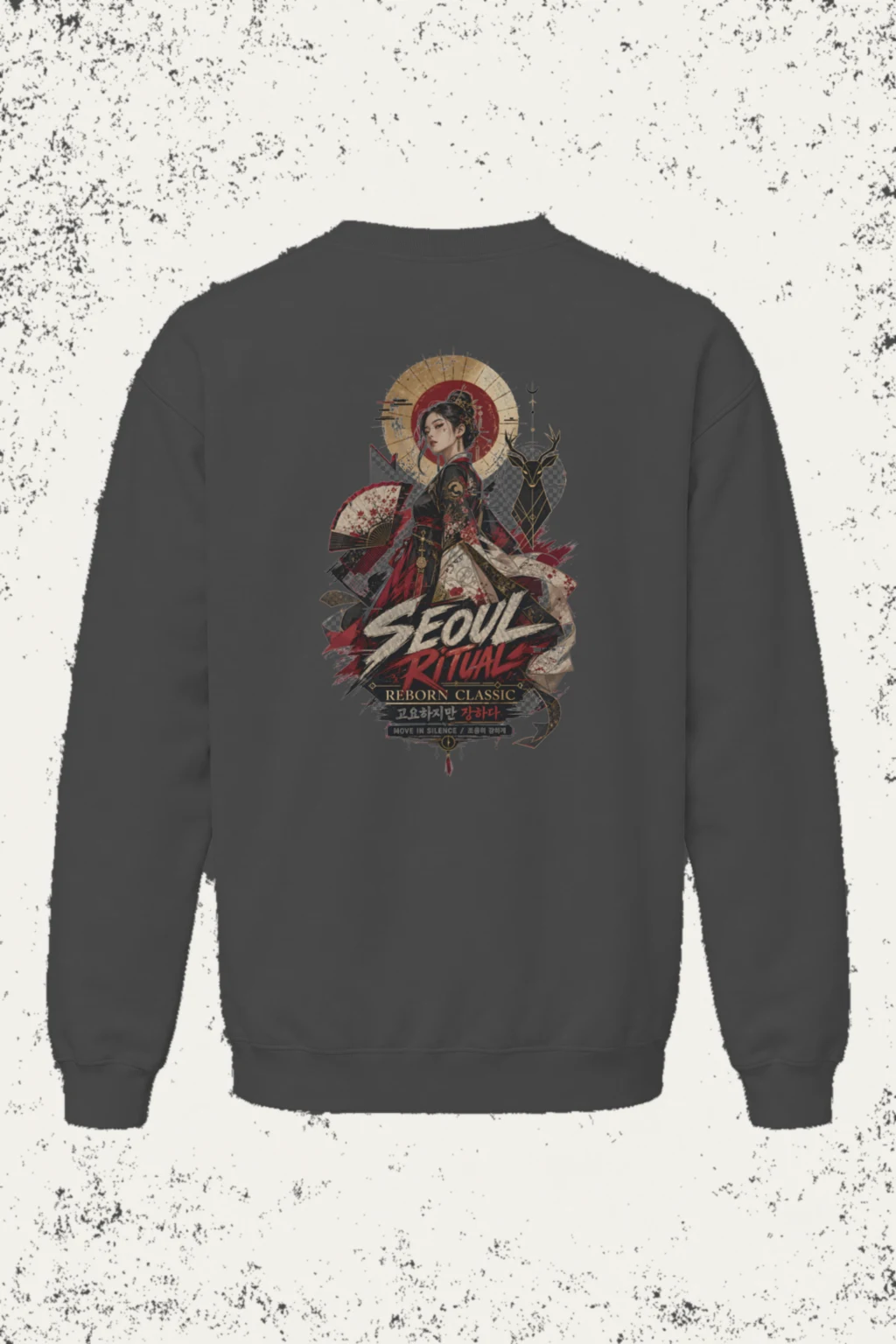 "Seoul Ritual" Heavy Blend Unisex Crewneck Sweatshirt | Gildan 18000