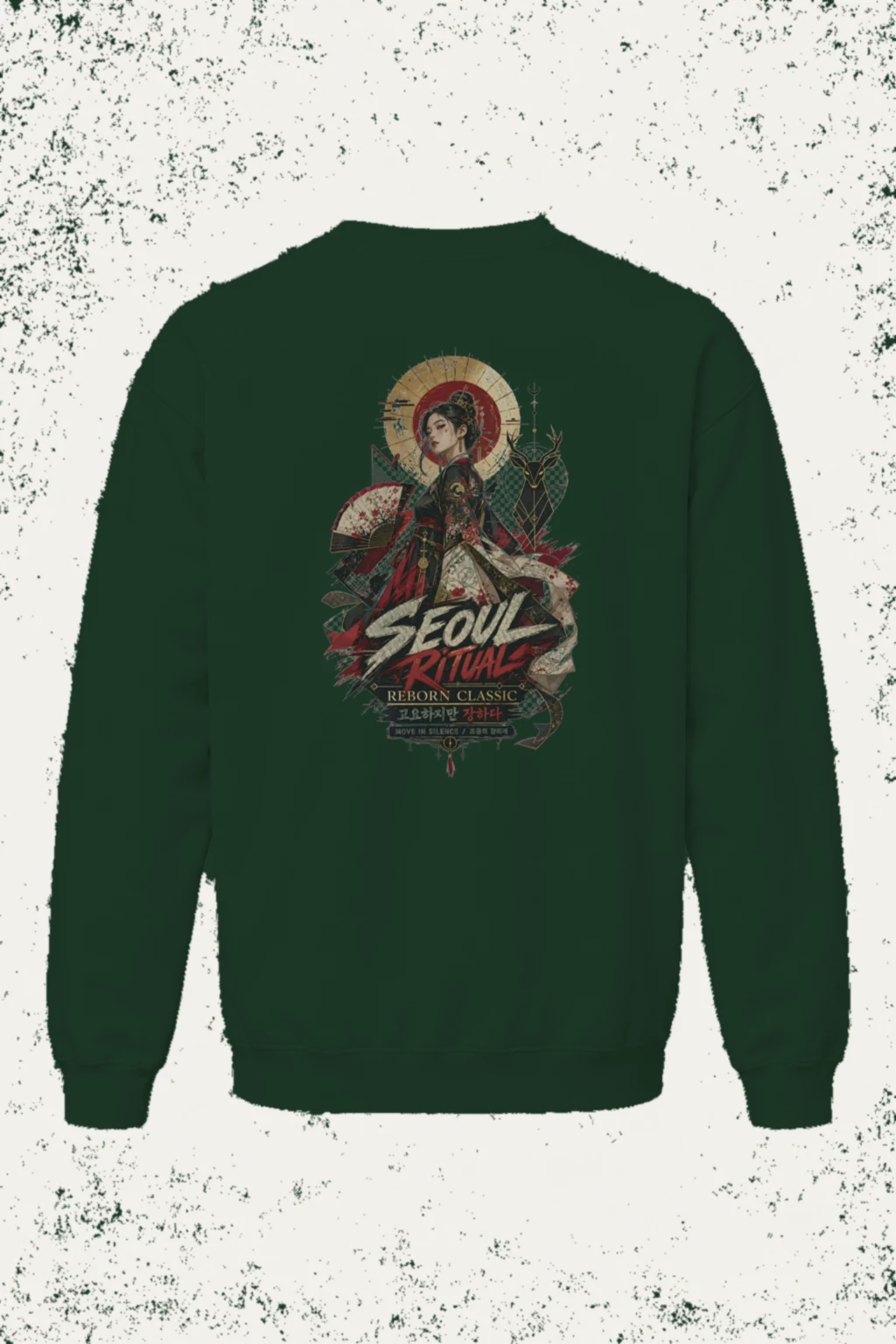 "Seoul Ritual" Heavy Blend Unisex Crewneck Sweatshirt | Gildan 18000