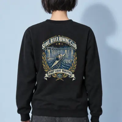 "Seoul River Rowing Club" Heavy Blend Unisex Crewneck Sweatshirt