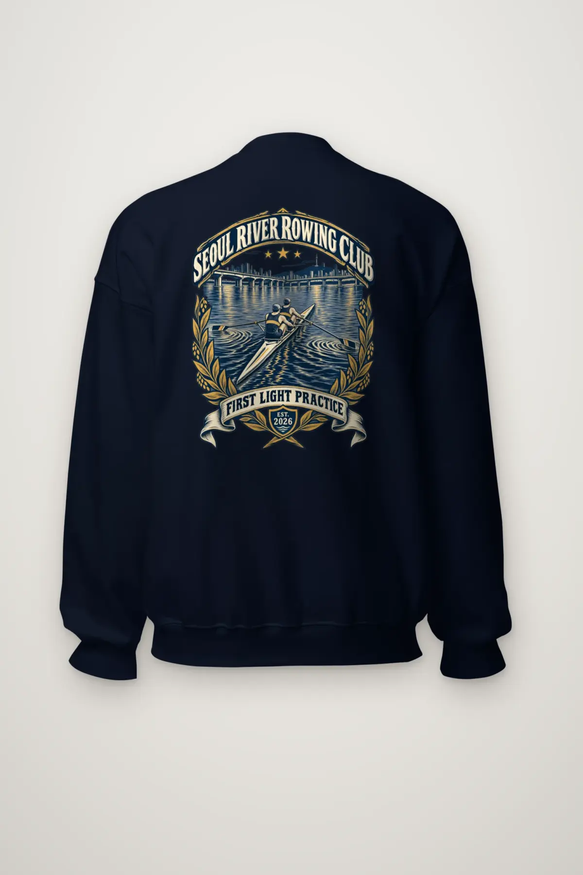 "Seoul River Rowing Club" Heavy Blend Unisex Crewneck Sweatshirt