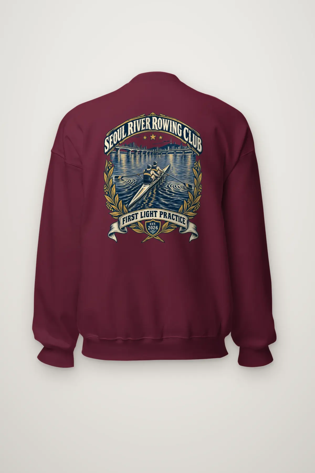 "Seoul River Rowing Club" Heavy Blend Unisex Crewneck Sweatshirt