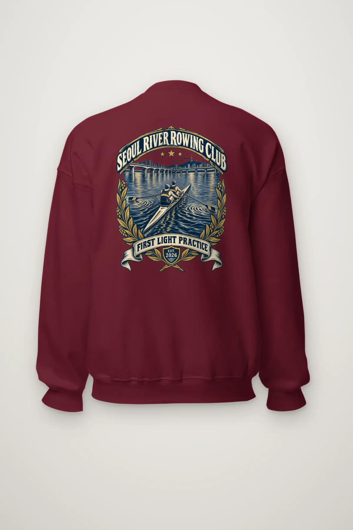 "Seoul River Rowing Club" Heavy Blend Unisex Crewneck Sweatshirt