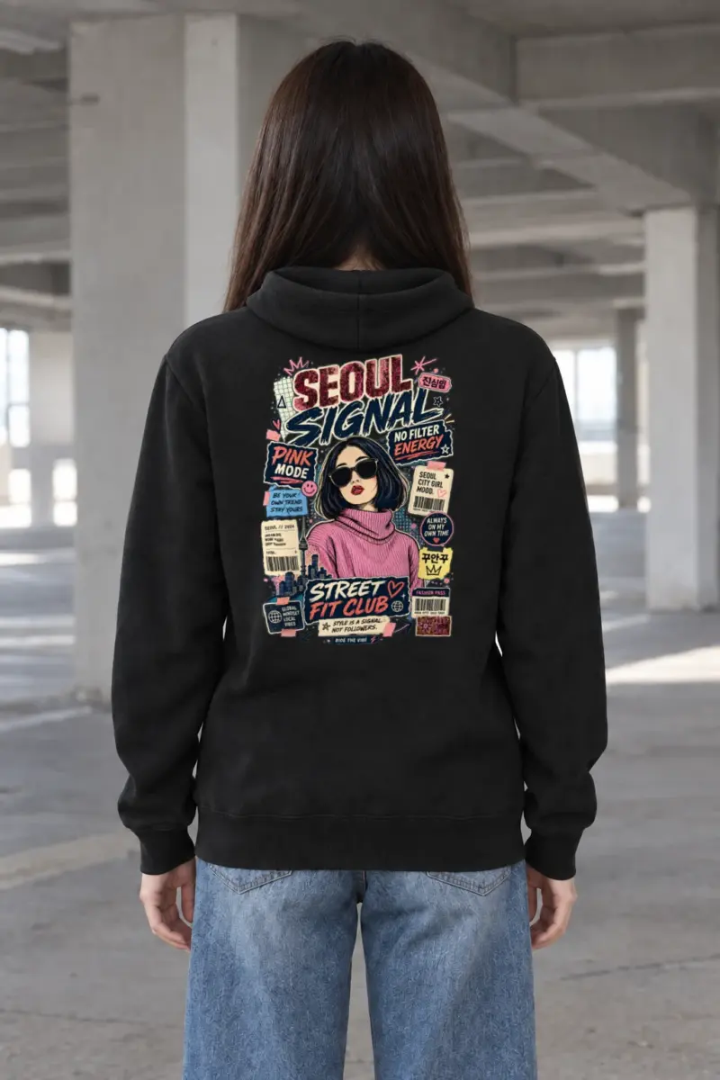 "Seoul Signal" Heavy Blend Unisex Pullover Hoodie