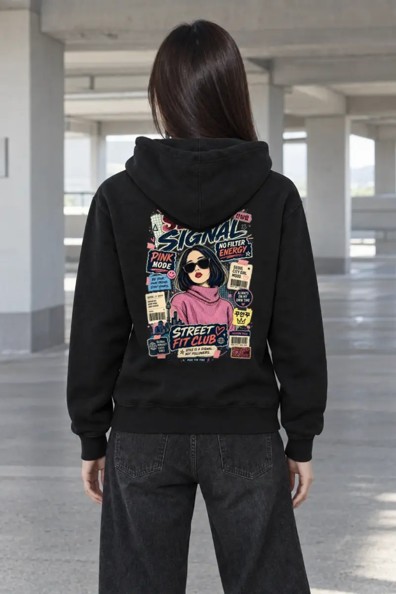 "Seoul Signal" Heavy Blend Unisex Pullover Hoodie