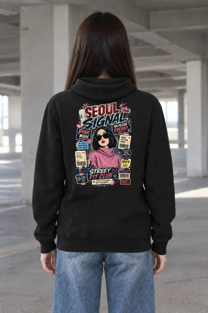 "Seoul Signal" Heavy Blend Unisex Pullover Hoodie