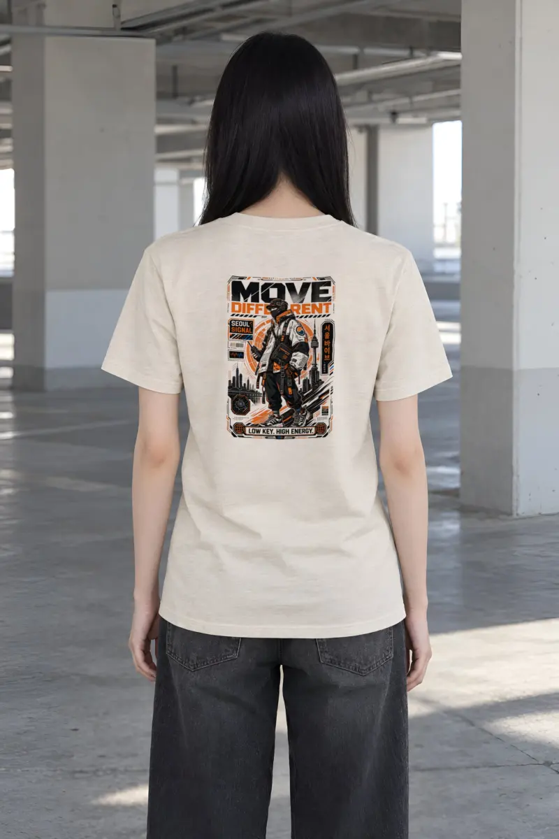 "Seoul Signal" Heavyweight Unisex Crewneck T-shirt