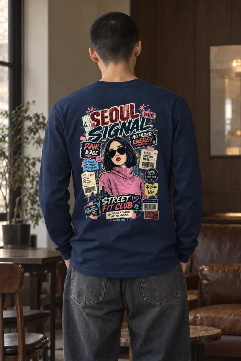 "Seoul Signal" Unisex Longsleeve T-shirt