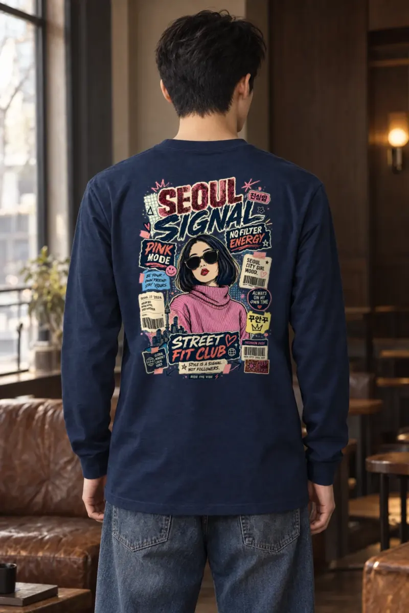 "Seoul Signal" Unisex Longsleeve T-shirt