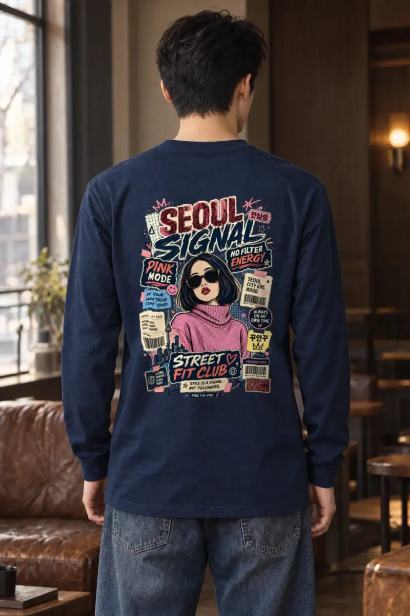 "Seoul Signal" Unisex Longsleeve T-shirt