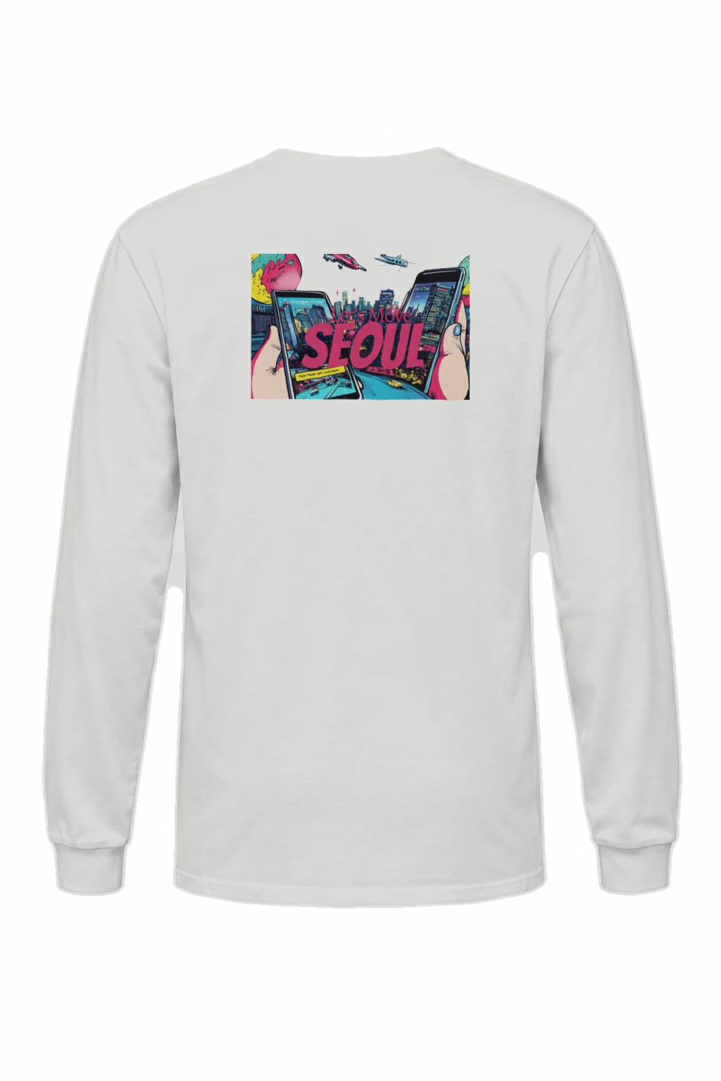 "Seoul Signal" Unisex Longsleeve T-shirt | Gildan 2400