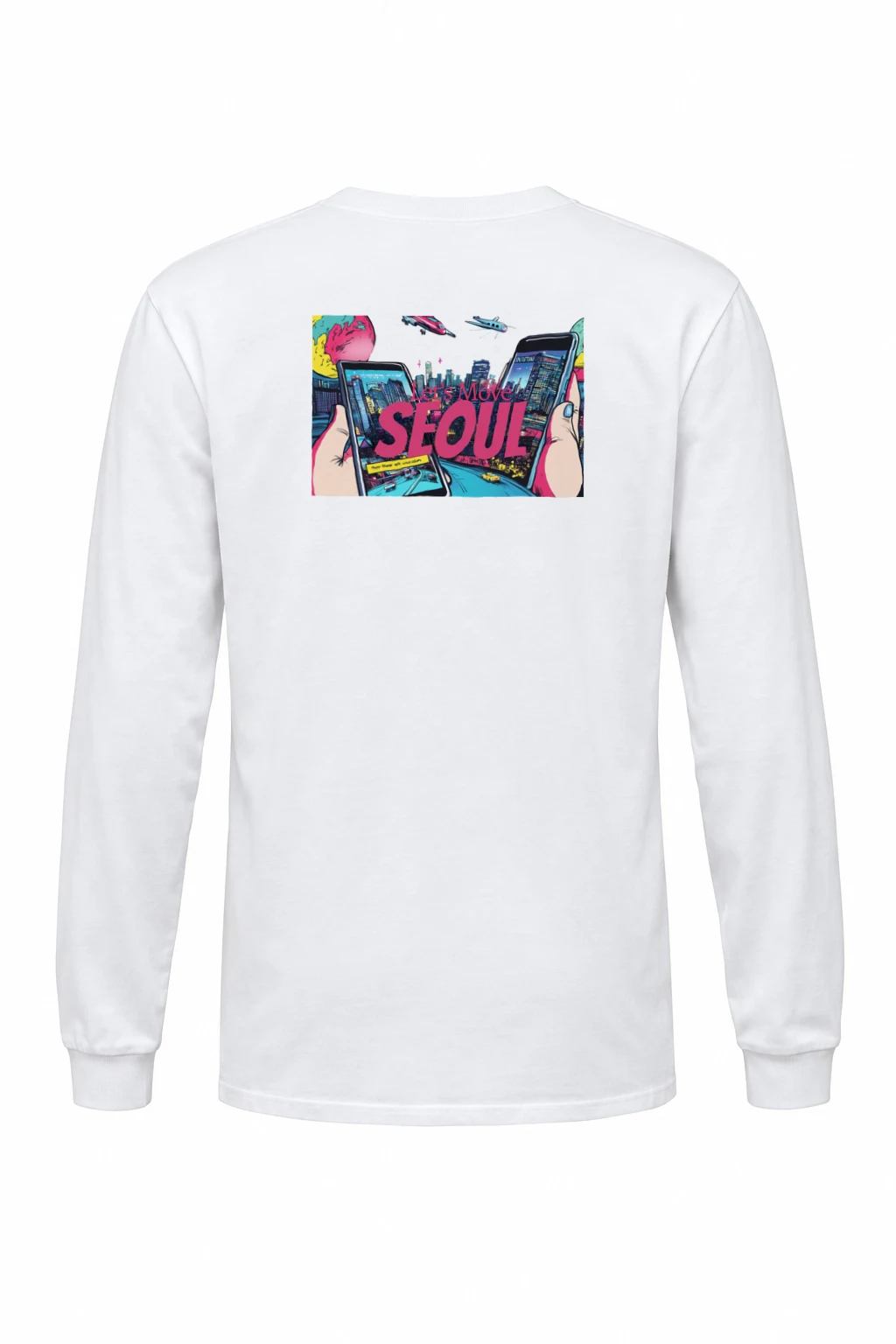 "Seoul Signal" Unisex Longsleeve T-shirt | Gildan 2400