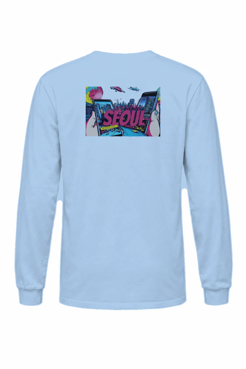 "Seoul Signal" Unisex Longsleeve T-shirt | Gildan 2400
