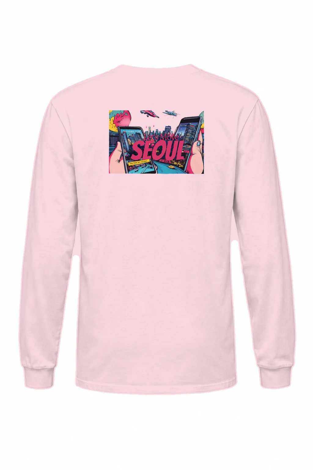 "Seoul Signal" Unisex Longsleeve T-shirt | Gildan 2400