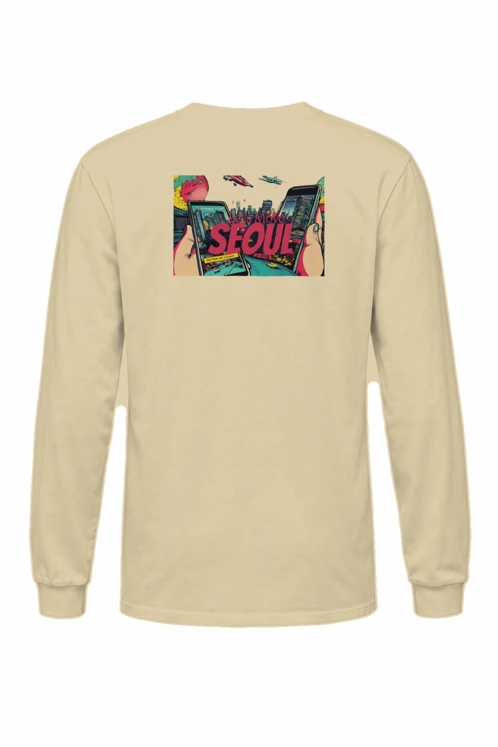 "Seoul Signal" Unisex Longsleeve T-shirt | Gildan 2400