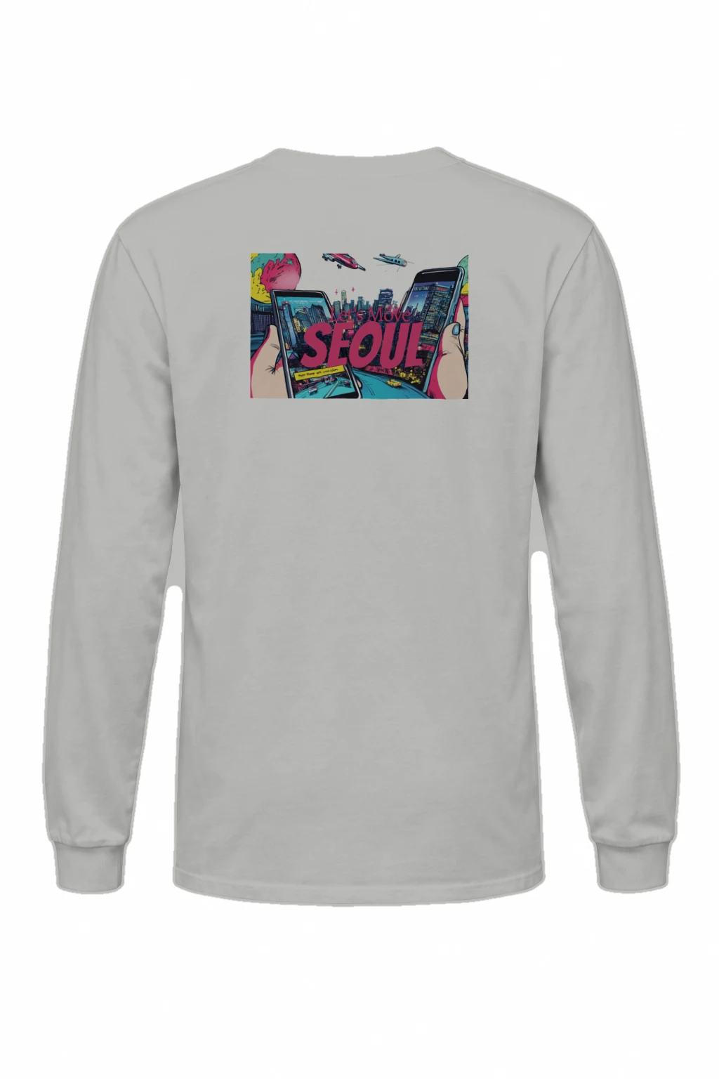 "Seoul Signal" Unisex Longsleeve T-shirt | Gildan 2400