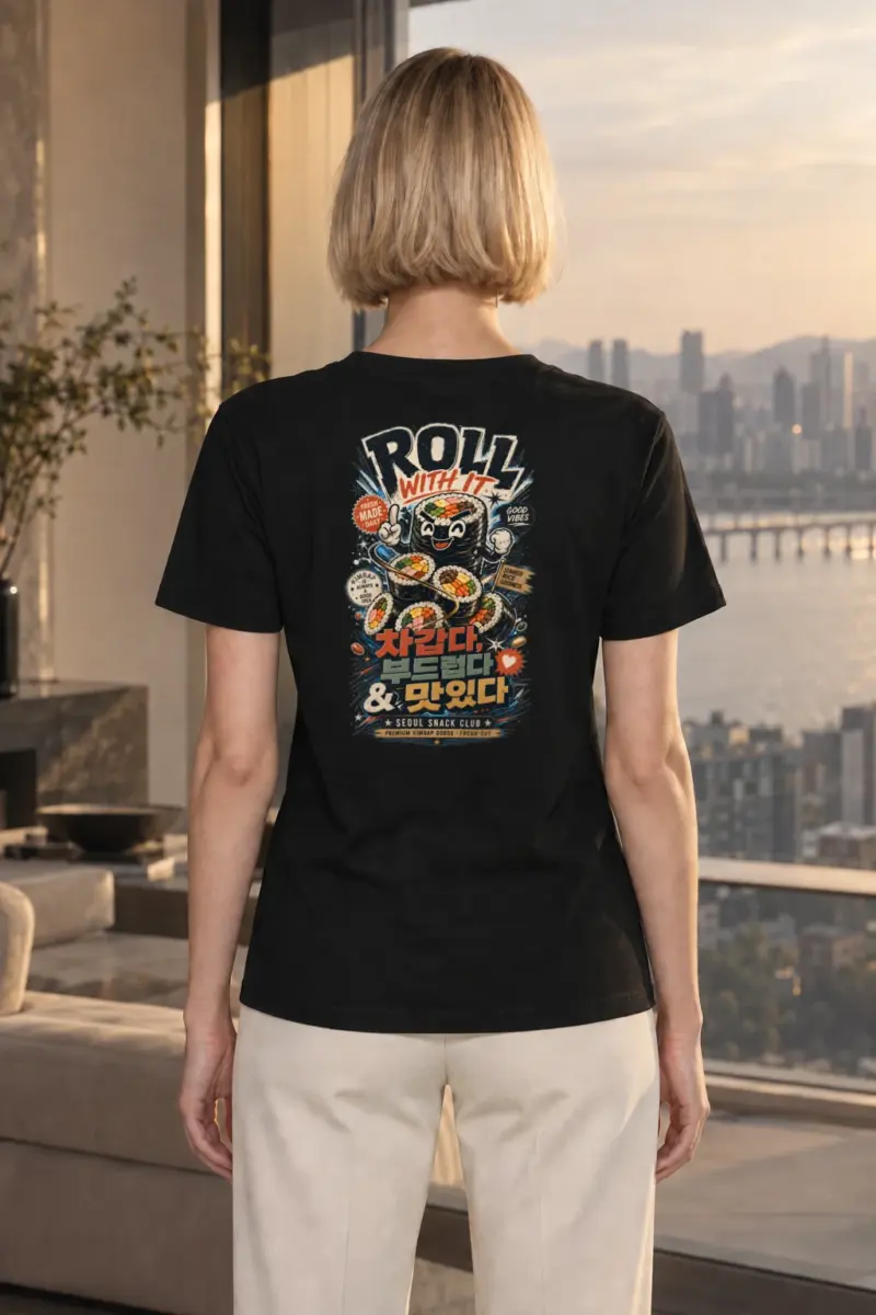 "Seoul Snack Club" Heavyweight Unisex Crewneck T-shirt | Gildan 5000