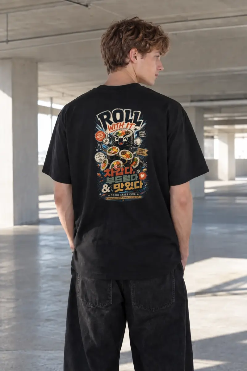 "Seoul Snack Club" Heavyweight Unisex Crewneck T-shirt | Gildan 5000